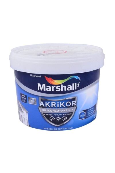 Marshall Akrikor Silikonlu Dış Cephe Boyası Mahlep 2.5 Lt
