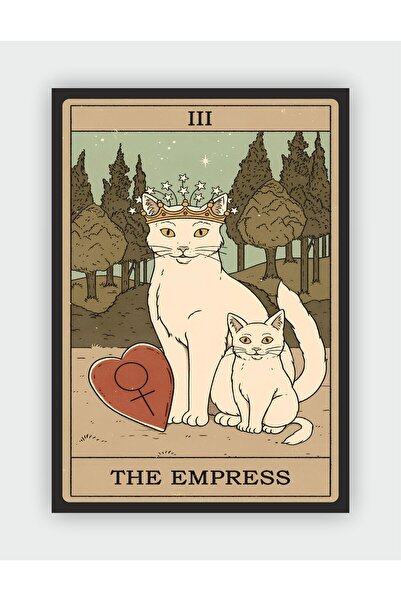 The Empress - Empress Tarot Card Vintage Wall Poster - Thick Paper - Frameless