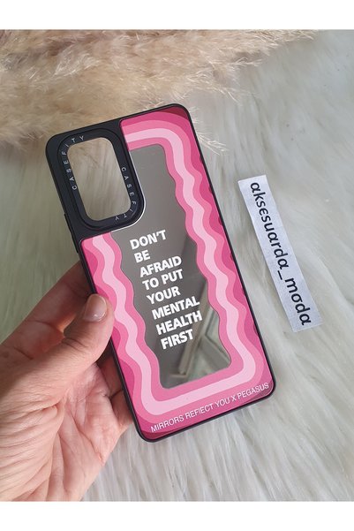 Aksesuarda Moda XİAOMİ REDMİ NOTE  10 PRO UYUMLU AYNALI DESENLİ KILIF