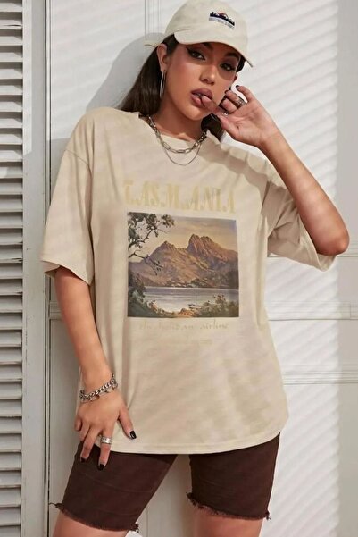 trendypassion Μπλουζάκι Unisex Tasmania Printed