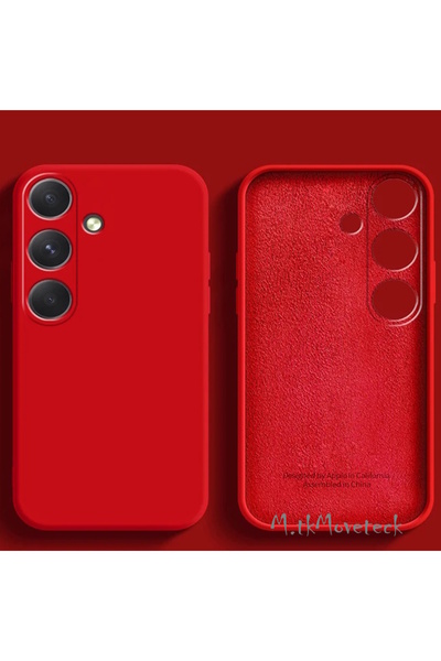 m.tk moveteck Samsung Galaxy A55 Kılıf Lansman Kamera Korumalı içi Kadife Yum...