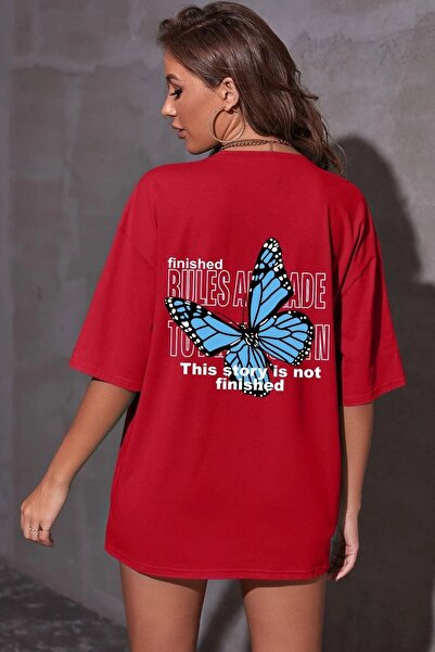 trendypassion Tricou unisex cu model fluture