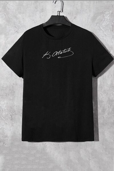 trendypassion Μπλουζάκι Unisex K.ataturk Signature Printed