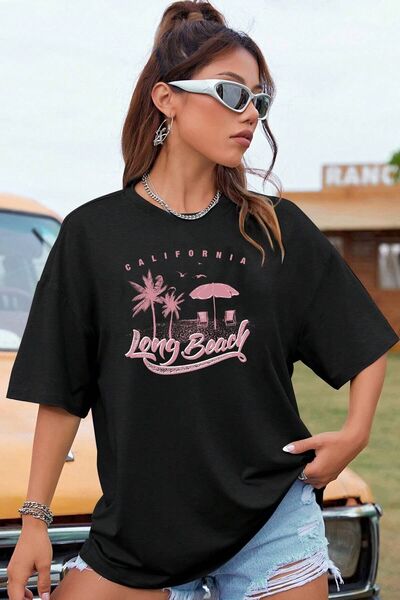 trendypassion Tricou unisex cu design Long Beach
