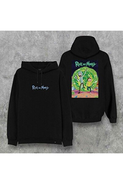 trendypassion Φούτερ με κουκούλα Rick-morty