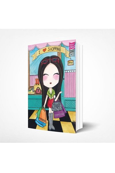 Thinkbook Hard Cover Shopping Pursy Notebook