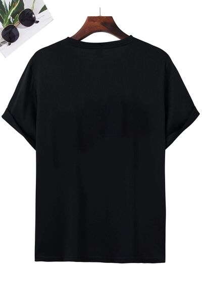 trendypassion Μπλουζάκι Unisex Oversize Saturn με στάμπα