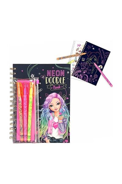 Top Model Boyama Kitabı Neon Kalemli 10273