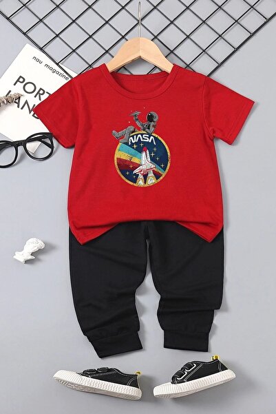 trendypassion كيدز ناسا بوتوم - طقم بدلة رياضية علوية