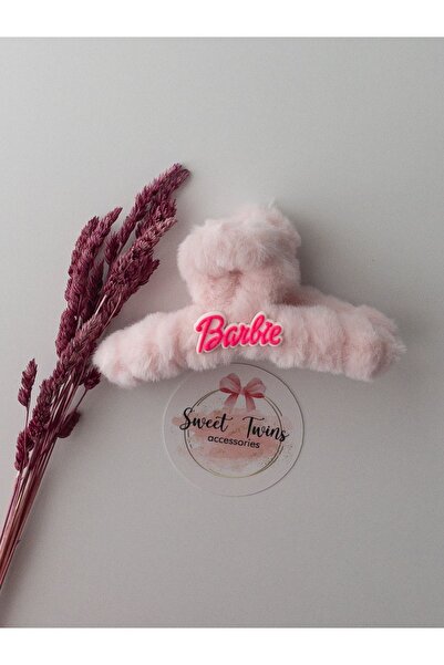 Sweet twins accessories Πόρπη με βελούδινο μανταλάκι Barbie