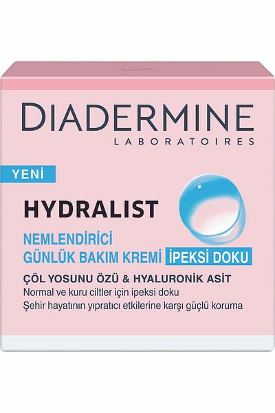 Diadermine Hydralist 50 Ml Daily Moisturizing Care Cream - Silky Texture