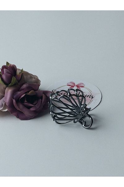 Sweet twins accessories Πόρπη με μεταλλικό μάνδαλο Oyster