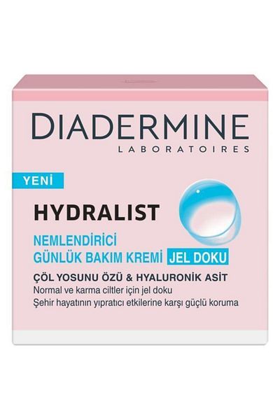 Diadermine Hydralist Moisturizing Care Cream - Silky Texture, 50 ml X 2 Pack