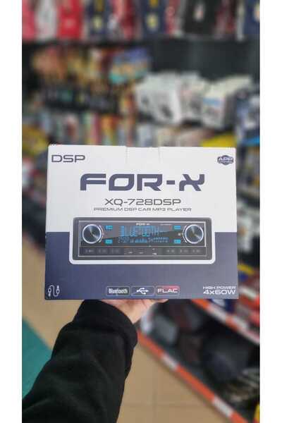 For-X XQ-728DSP 4 Amfi Çıkışlı Profesyonel Oto Teyp