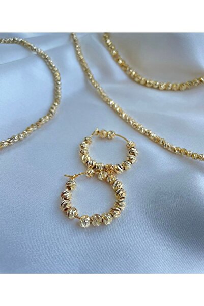 LİNACO Dorika Gold Küpe