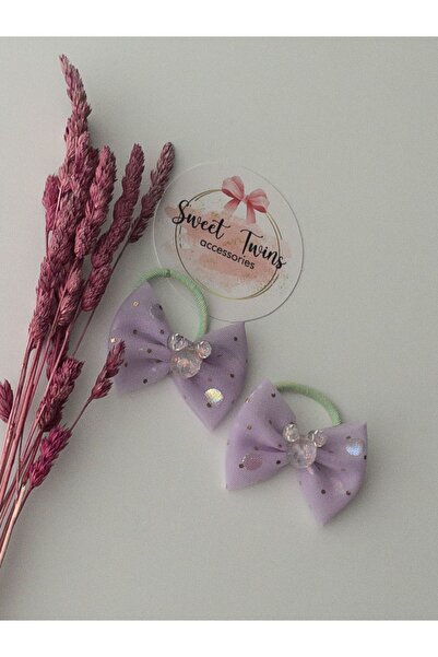 Sweet twins accessories Mickey Bow Rubber Buckle