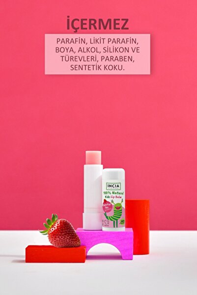 Incia Dětský balzám na rty INCIA - Jahoda