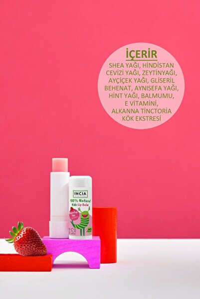 Incia Dětský balzám na rty INCIA - Jahoda