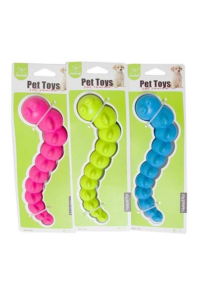 Nunbell 15 Cm Plastic Caterpillar Dog Toy