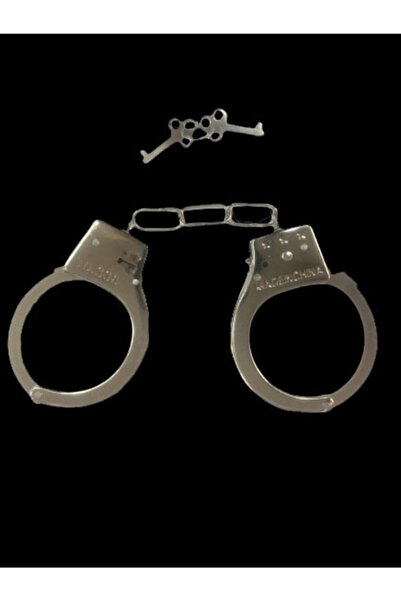 Samur Anahtarlı Oyuncak Metal Kelepçe Polis Kelepçesi