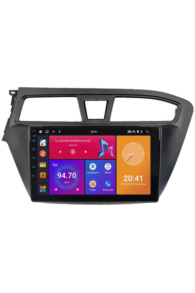 Carvocal Hyundai i20 Android Multimedya Sistemi (2015-2017) CRV4264XP