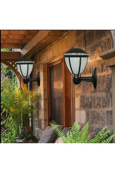 ACK E27 Sardes Garden Lighting E27 Wall Set Top Decorative Luminaire 37cm 60 Watt Garden Lighting