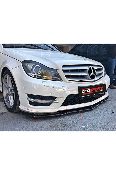 OTOSPORT Mercedes W204 Ön Lip Fiberglass Boyasız