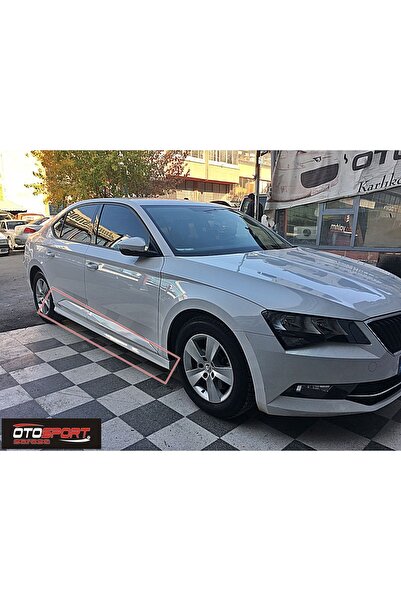OTOSPORT Skoda Superb Marşpiyel Sağ Sol Takım Fiberglass Boyasız