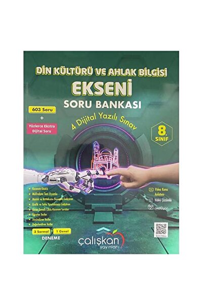 Çalışkan Yayınları Çalışkan 8. Sınıf Lgs Din Kültürü Ekseni Soru Bankası 2023