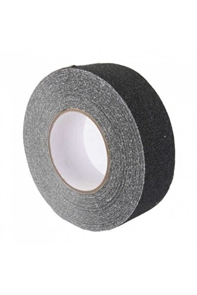 Hdg 5 Cm Genişlik Yapışkanlı Merdiven Kaydırmaz Bant Bandı 25 Metre - Siyah Renk