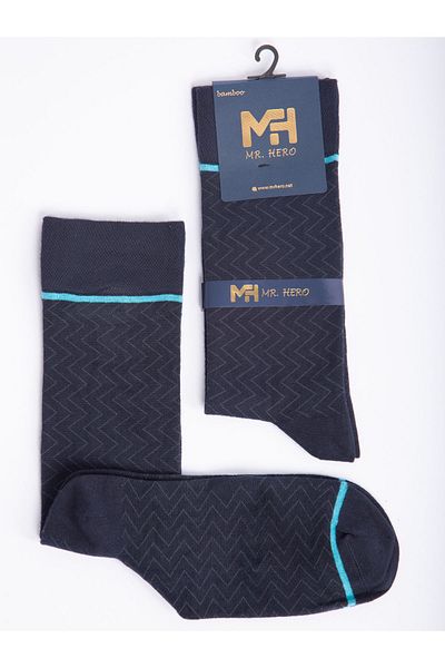 MRHERO Комплект от 6 мъжки парфюмирани дълги чорапи от бамбук - 1065-mh