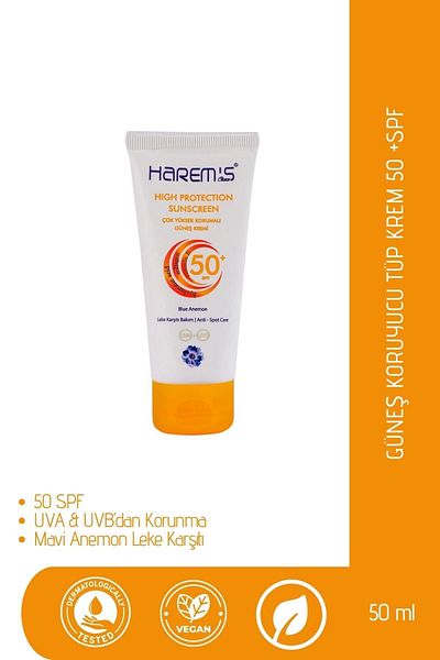 HAREM'S 50 SPF 50 ml Sunscreen Protective Tube Lotion