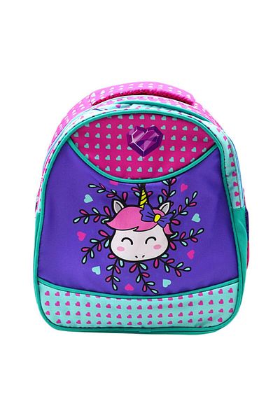 Sentor Girl Printed 2 Compartment Cute Kindergarten Backpack