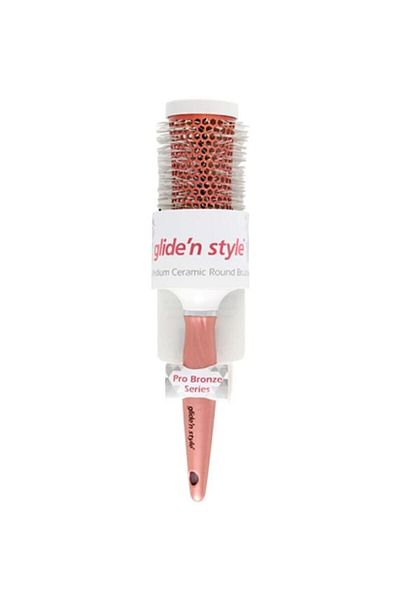 Glide'n Style Medium Size Ceramic Blow Dry Brush Gs 343