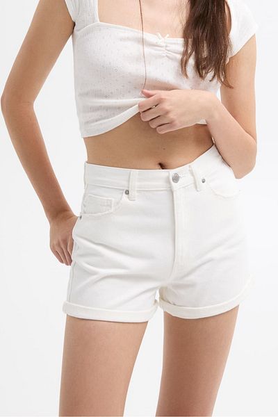 MILANOFOX Women's - Double Leg 100% Cotton Teenage Shorts