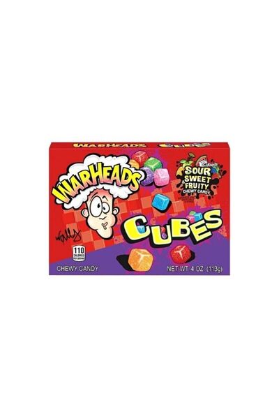 WarHeads Cubes Candy Sour Sweet Fruiyt 113 G