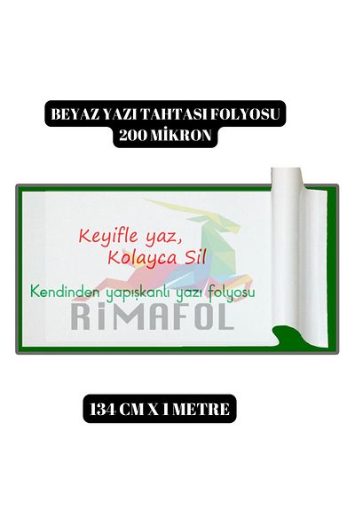 RİMAFOL Rimafol White Blackboard Foil 134cmx1m 200 MICRON