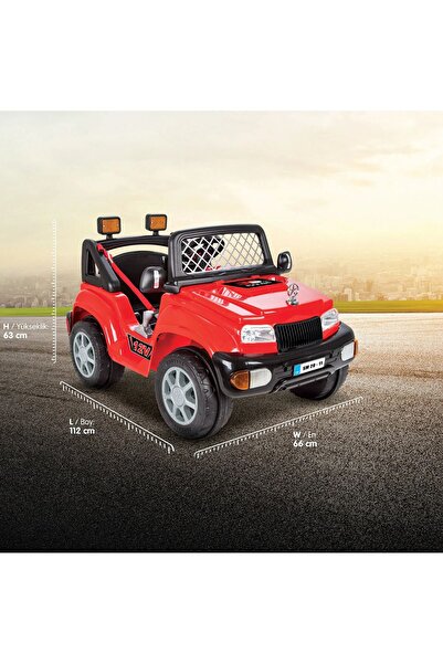 PİLSAN Samy Range Akülü Araba 12 V Kırmızı