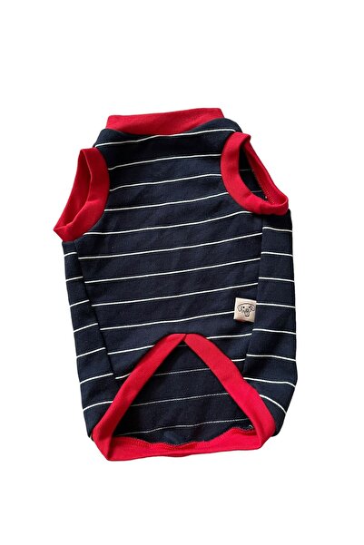 Barneystore Combed Cotton Patterned Cat Dog Tank Top