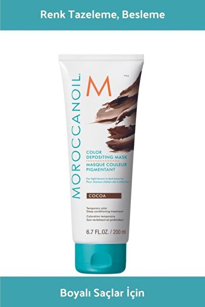 Moroccanoil Color Depositing Mask Cocoa Kahve Renk Tazeleyici Bakım Maskesi 200 ml