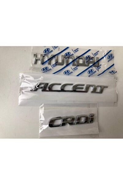 Hyundai Accent Crdi Yazı Takım-era Ve Blue Kasa-orjinal Kalite