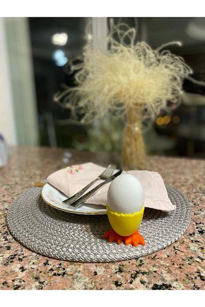 Özlem Toys 4 Pieces Chick Egg Bowl with Foot