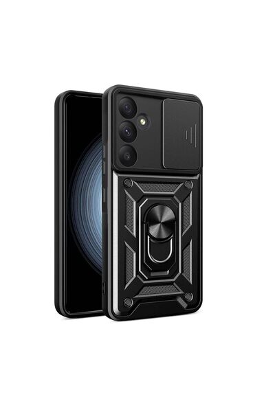 SBY TEKNOLOJİ حافظة متوافقة مع هاتف سامسونج A35 مع حامل مغناطيسي لحماية الكام...