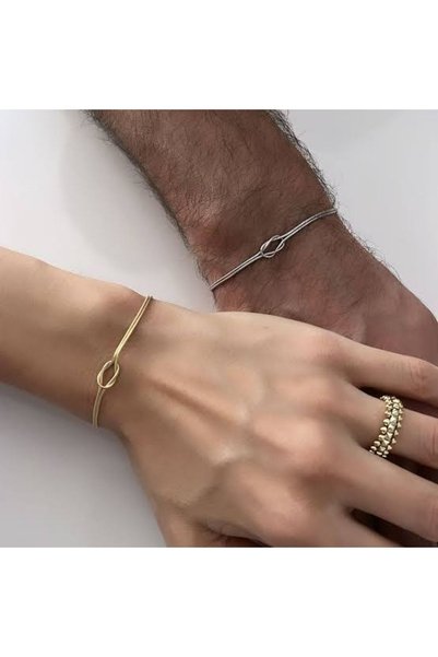 daisyco Sevgililer Gününe Özel Çift Düğüm Bileklik