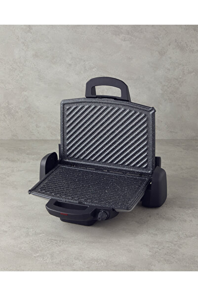 English Home Tmk 5010 Çıkarılabilir Plakalı Tost Makinesi Siyah-krom