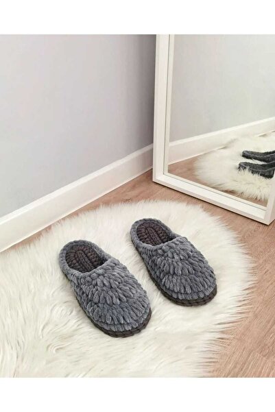 HYL HOME Örgü Ev Terliği Çeyizlik Bohçalık Hediyelik Terlik