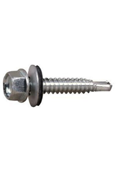 Selectron 100 Adet 5,5x25 Mm Çatı Vidası Matkap Uçlu Trapez Sac Vidası Akıllı Vida