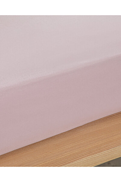 English Home Powder Pink Single Pure Cotton Bed Sheet