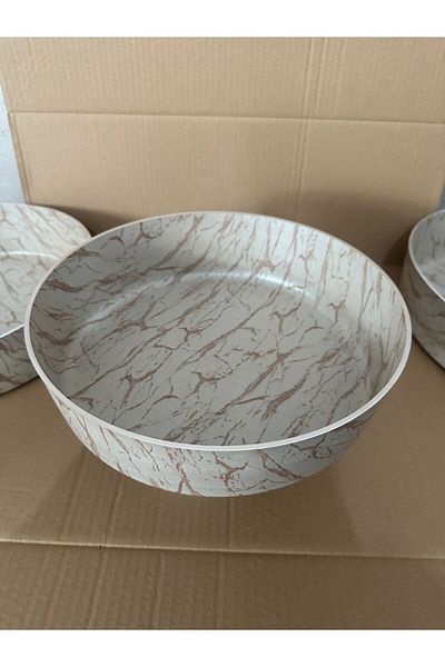 LeesHome 32 Cm Light Brown Deep Granite Oven Tray