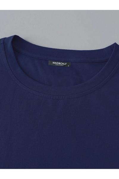 Mad&Calf Women's Slim Fit Crop T-Shirt - Short Sleeve